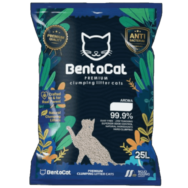 Produsen Pasir Kucing gumpal Wangi Premium BentoCat 5,5 Liter